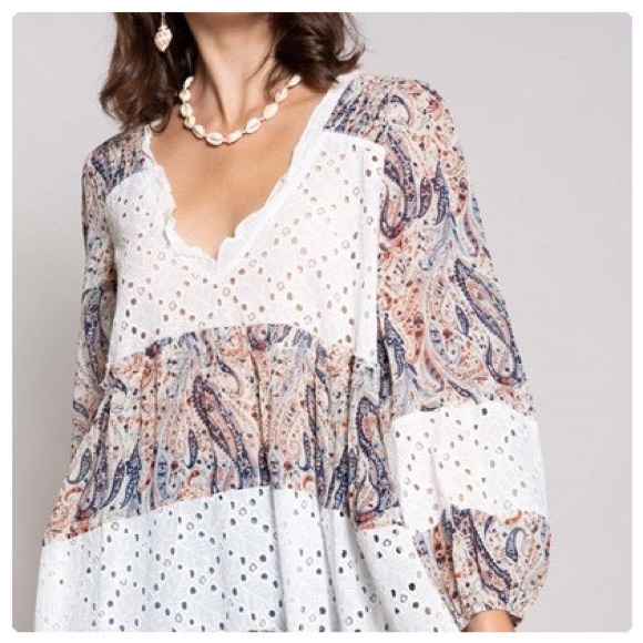 Wandering the Woods Paisley Printed Dress - Picture 3 of 9